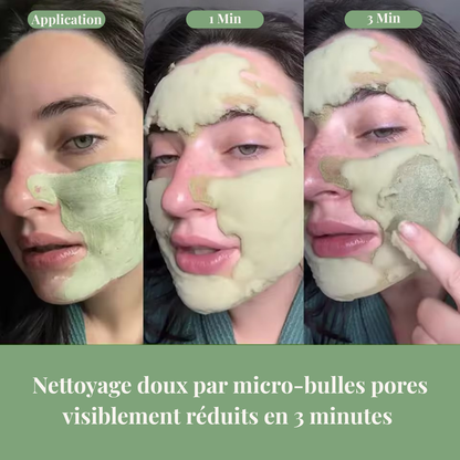 Masque nettoyant à bulles de basilic sacré
